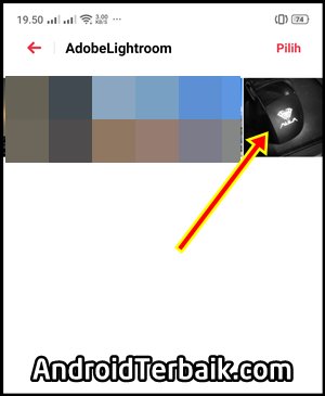 Cara menyimpan foto di lightroom ke galeri