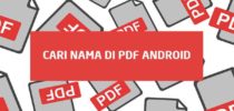 Cara Cari Nama di PDF Android