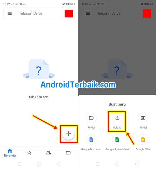 Cara Menyimpan File di Google Drive Android dengan Mudah