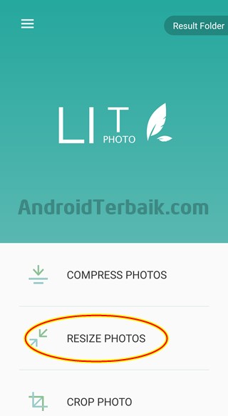 Cara Memperkecil Ukuran Foto di Android menurunkan Resolusi Gambar apk LitPhoto