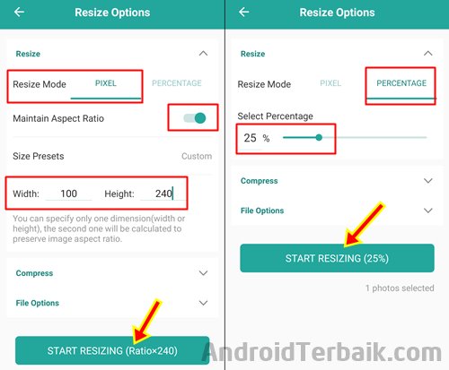 Cara Mengecilkan Ukuran Resolusi Gambar dengan HP Android