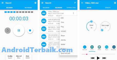 Download Audio Recorder and Editor Apk Android Gratis Terbaru