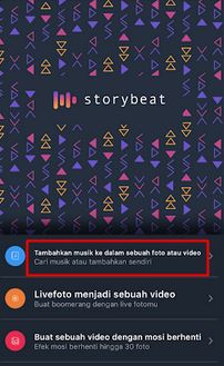 Cara Menggunakan StoryBeat di HP Android untuk IG Stories