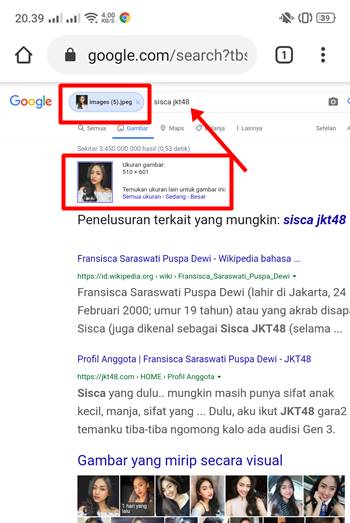Cara mengetahui nama data informasi seseorang lewat pencarian Google dengan Foto