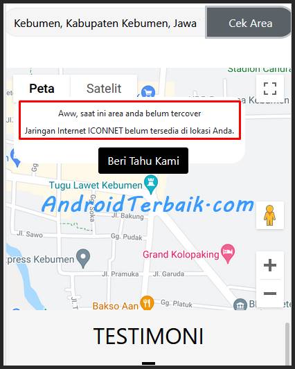 Cara Cek Jangkauan Internet PLN Iconnet Stroomnet Icon Plus