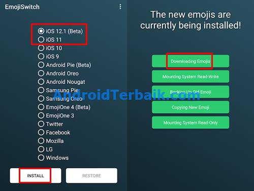 Download Install Emoji iOS 12 dari Emoji Switcher APK