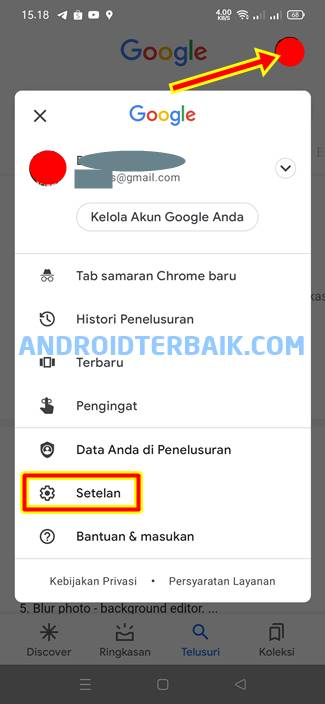 Cara mematikan safe search google chrome