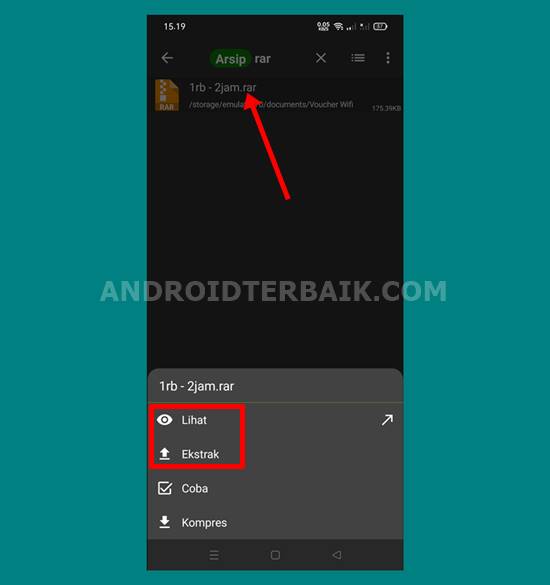 Cara Membuka File RAR di HP Android Termudah