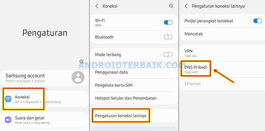 Cara Setting DNS Pribadi Android Terbaru Tanpa Root Gratis Full