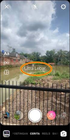 Cara Bikin Ultra Lebar di Instagram Android dengan IG Story