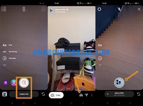 Cara Menggunakan Kamera Ultra Wide di Instagram Android