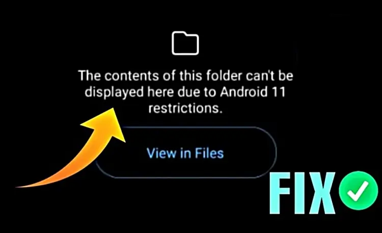 Cara Mengatasi This Folder Has An Android Access Restriction Tanpa Root